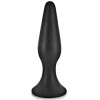 Plug anal noir 15cm avec ventouse - CC5700403010