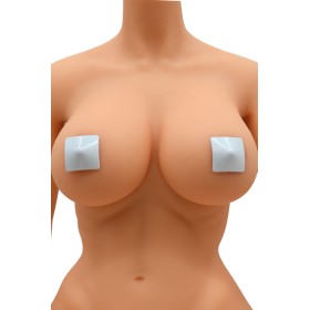 Nipple Métal blanc Cache tétons carré