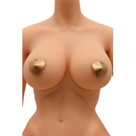 Nipple Métal doré Cache tétons cœur
