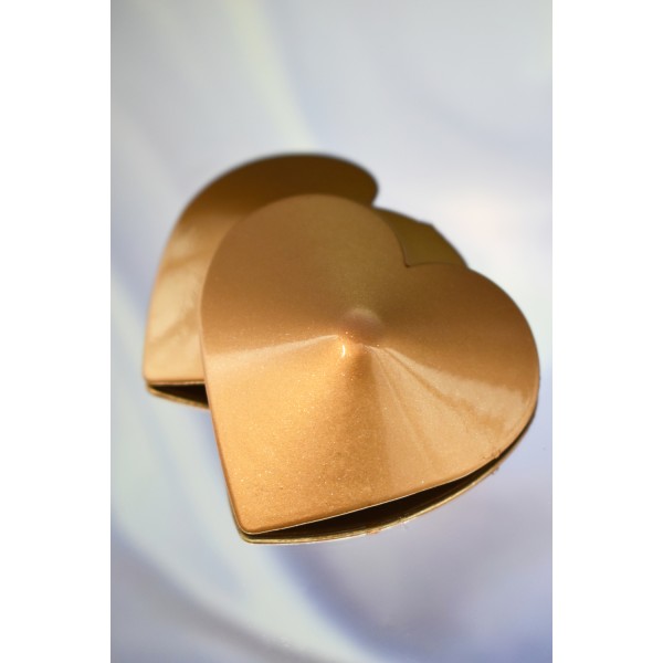 Nipple Métal doré Cache tétons cœur
