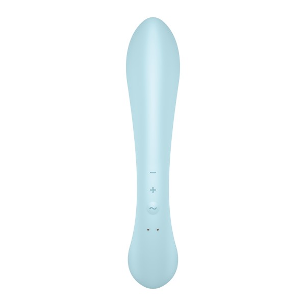 2 en 1 Rabbit point G avec stimulateur de clitoris et Wand Bleu USB Triple Oh Satisfyer - CC597813