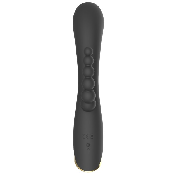 Vibromasseur triple stimulation très puissant noir USB - WS-NV062BLK