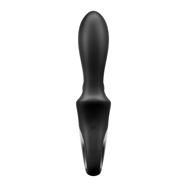 Vibromasseur rabbit noir USB, chauffant et connecté Heat Climax  Satisfyer - CC597791
