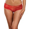 Panty taille basse, ouvert, fronces au dos - DG1300XRED