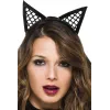 Oreilles de chatte pointues filet - ML70854BLK
