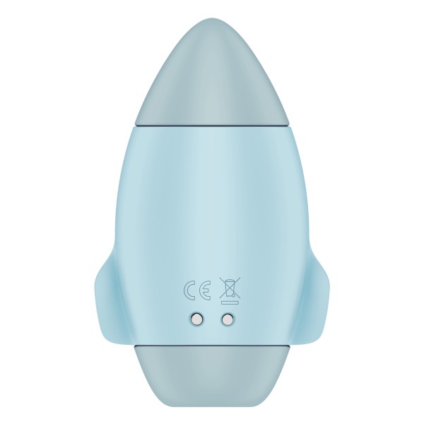 Stimulateur de clitoris violet vibration et air pulsé USB vert Mission control Satisfyer - CC597853