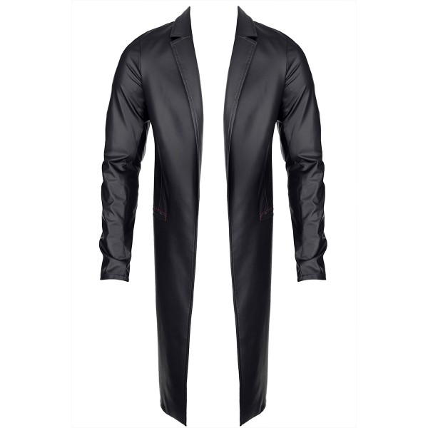 Manteau long wetlook Sergio - Regnes
