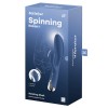 Vibromasseur rabbit USB tête rotative bleu Spinning Rabbit 1 Satisfyer - CC597856