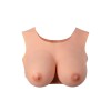 Buste seins réaliste couleur peau claire Taille L Bonnet E - CC730014019405