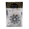 Paire de cache tétons adhésifs strass noir - NP-1030BLK