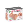 Real Amber, buste masturbateur vibrant vagin et anus - CC514206019420