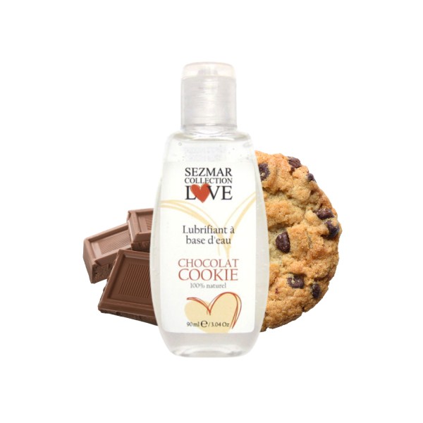 Lubrifiant à base d'eau 100% naturel Chocolat Cookie 90 ml - SEZ088