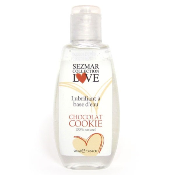 Lubrifiant à base d'eau 100% naturel Chocolat Cookie 90 ml - SEZ088