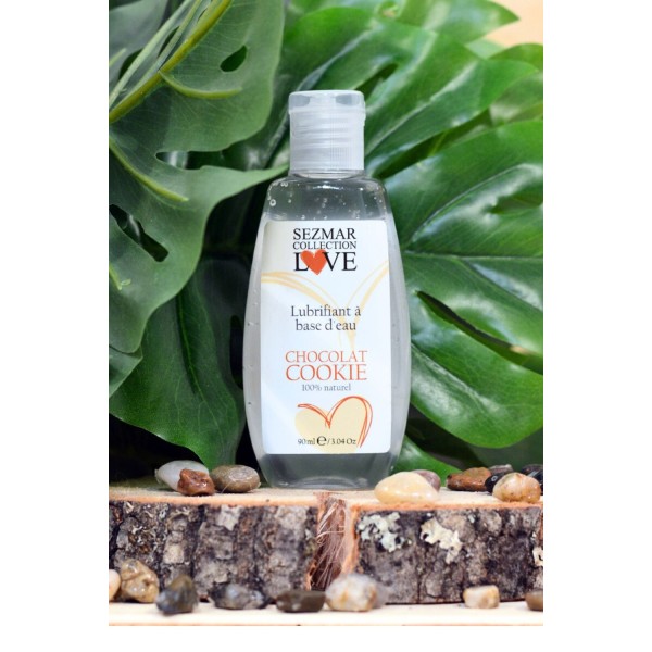 Lubrifiant à base d'eau 100% naturel Chocolat Cookie 90 ml - SEZ088