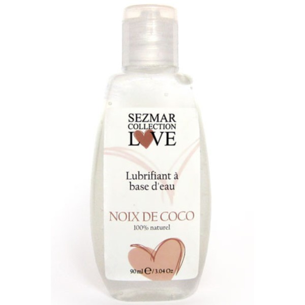 Lubrifiant à base d'eau 100% naturel Noix de Coco 90 ml - SEZ087
