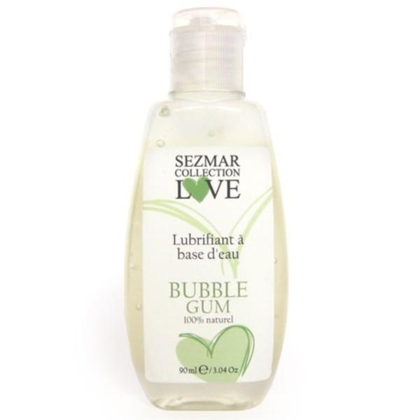 Lubrifiant à base d'eau 100% naturel Bubble Gum 90 ml - SEZ086
