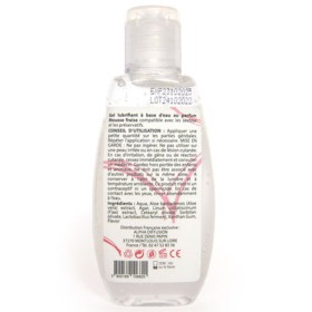 Lubrifiant à base d'eau 100% naturel Mousse fraise 90 ml - SEZ082