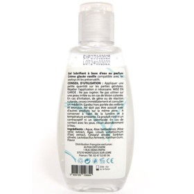 Lubrifiant à base d'eau 100% naturel Crème glacée vanille 90 ml - SEZ080