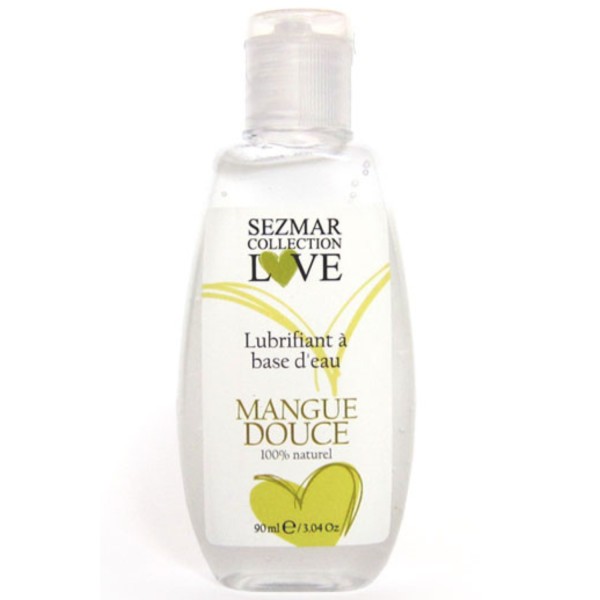 Lubrifiant à base d'eau 100% naturel Mangue Douce 90 ml - SEZ079