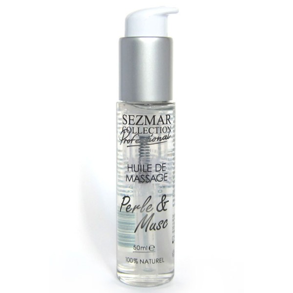Huile de massage professionnelle Perle  Musc 100% naturelle 50 ml - SEZ101