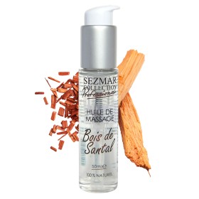 Huile de massage professionnelle Bois de Santal 100% naturelle 50 ml - SEZ092