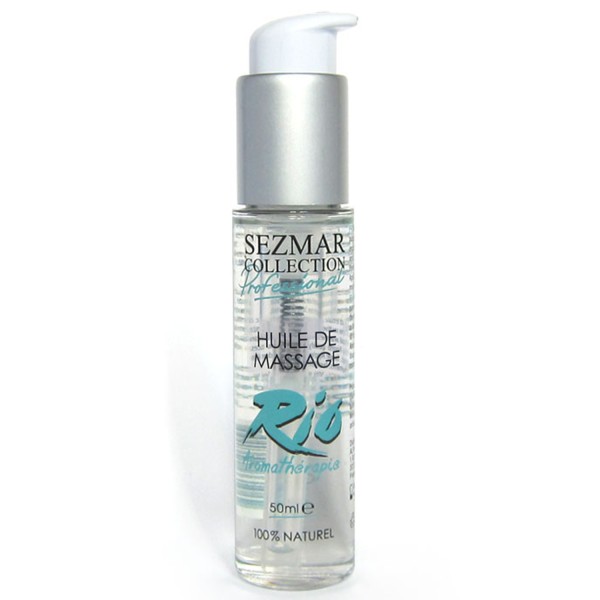 Huile de massage professionnelle RIO 100% naturelle 50 ml - SEZ098