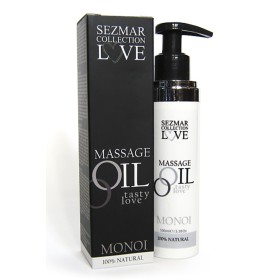 Huile de massage comestible 100% naturelle monoï 100ml - SEZ065100ML