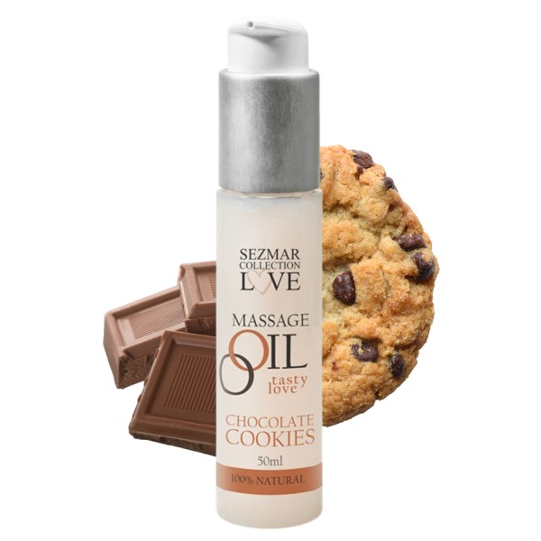 Huile de massage comestible cookie chocolat 50ml - SEZ002