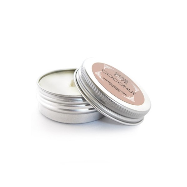 Mini Bougie de massage Noix de coco 30ml - SEZ077