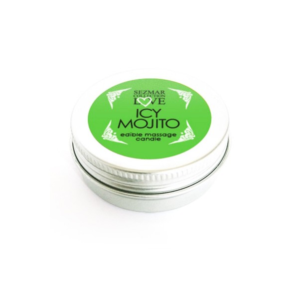 Mini Bougie de massage mojito 30ml - SEZ074