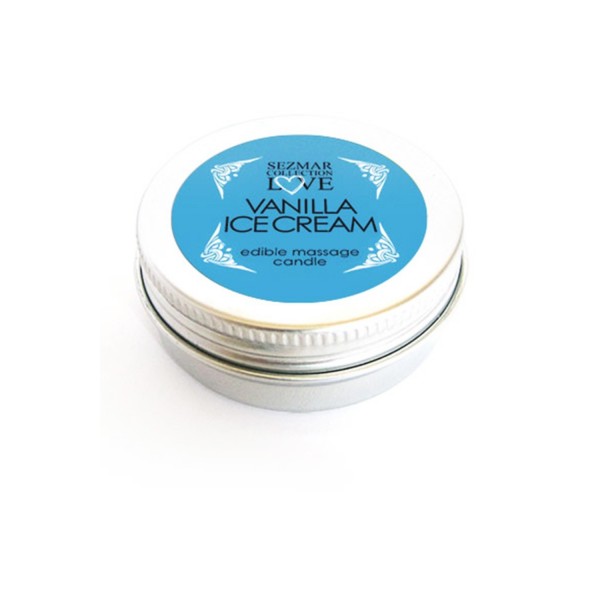 Mini Bougie de massage glace vanille 30ml - SEZ070