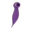 Oiseau du Paradis - Vibromasseur 2 en 1 avec vibration clitoridienne par membrane et embout stimulateur violet - CR-820PUR