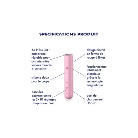 Stimulateur clitoridien de voyage First Kiss Satisfyer - CC597874