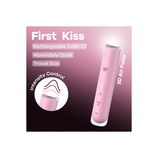 Stimulateur clitoridien de voyage First Kiss Satisfyer - CC597874
