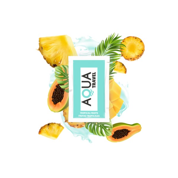 Dosette lubrifiant à base d'eau saveur fruits tropicaux 6 ML - D-230601