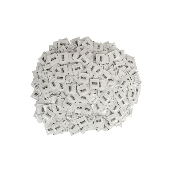 Lot de 1000 préservatifs latex lubrifiés 53 mm - R416487