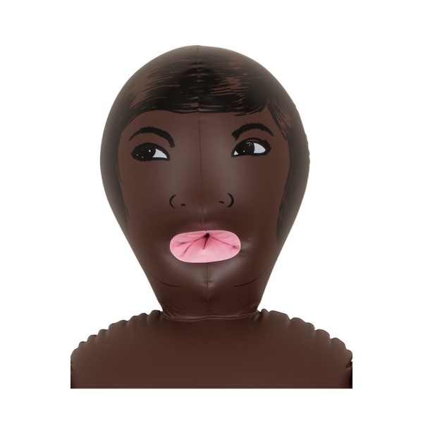 Poupée gonflable 3 orifices couleur noir - R511315