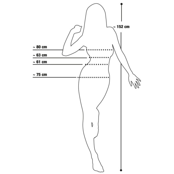Poupée gonflable 3 orifices couleur noir - R511315