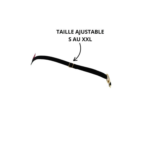 String bordeaux avec anneaux détachables - PM05GOPC-BRED