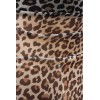 Jupe en résille transparente imprimé léopard Clara - LSN2