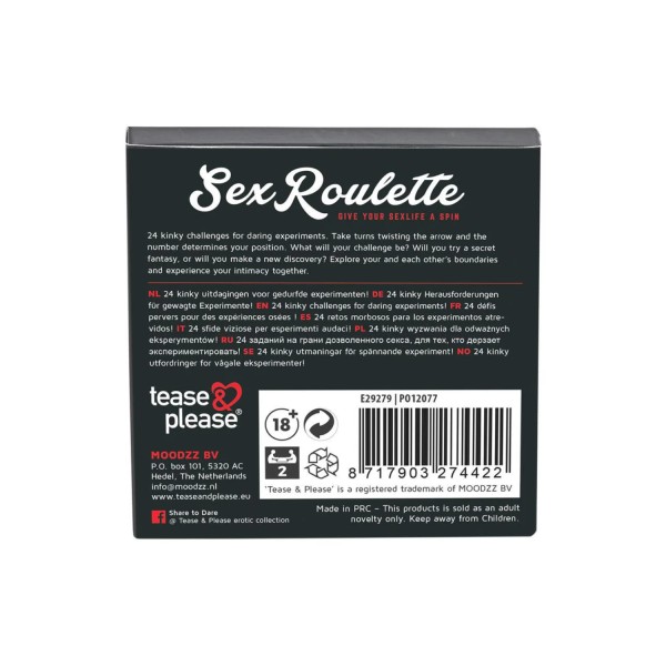 Jeu Sex Roulette 24 défis pervers - E29279