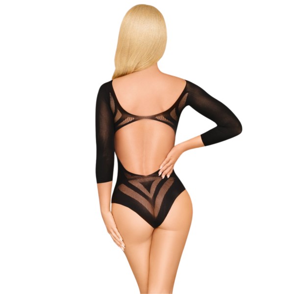 Body fantaisie manche trois quart noir Under my spell - PH0115BLK