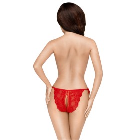 Culotte ouverte rouge Too hot to be real - PH0125RED