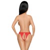 Culotte ouverte rouge Naughty valentine - PH0121RED