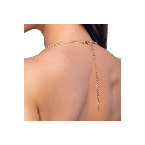 Chaîne de corps dorée avec strass - R24505006001