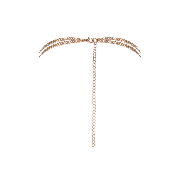 Chaîne de corps dorée avec strass - R24505006001