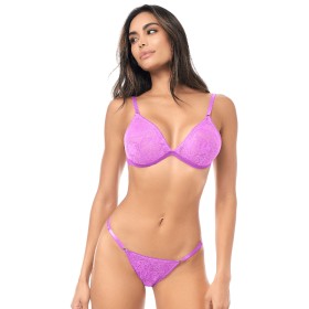 Ensemble sexy 2 pièces dentelle douce et extensible - MAL8949WORC