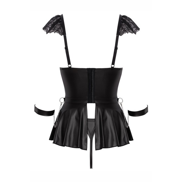 Ensemble 3 pièces lingerie Fetish - Cotelli Bondage