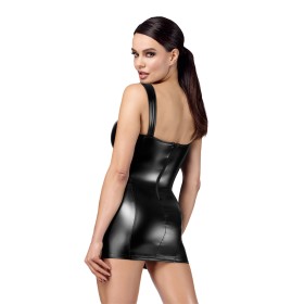 Mini robe lacée Vixen F363 - Noir Handmade