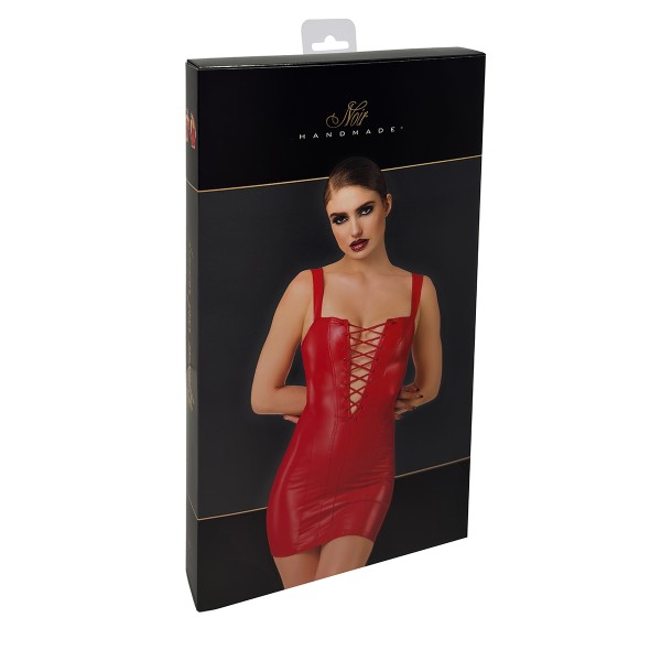 Corset à jarretelles Bombshell F368 - Noir Handmade